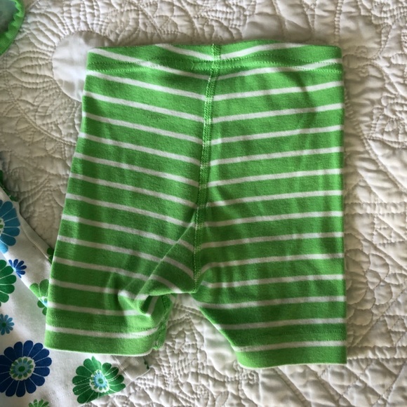 Hanna Andersson Size 80 Green Blue Dress Set - Picture 7 of 8